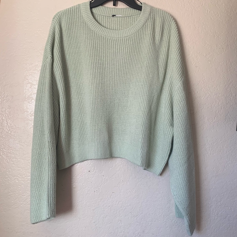 long sleeve knit sweater